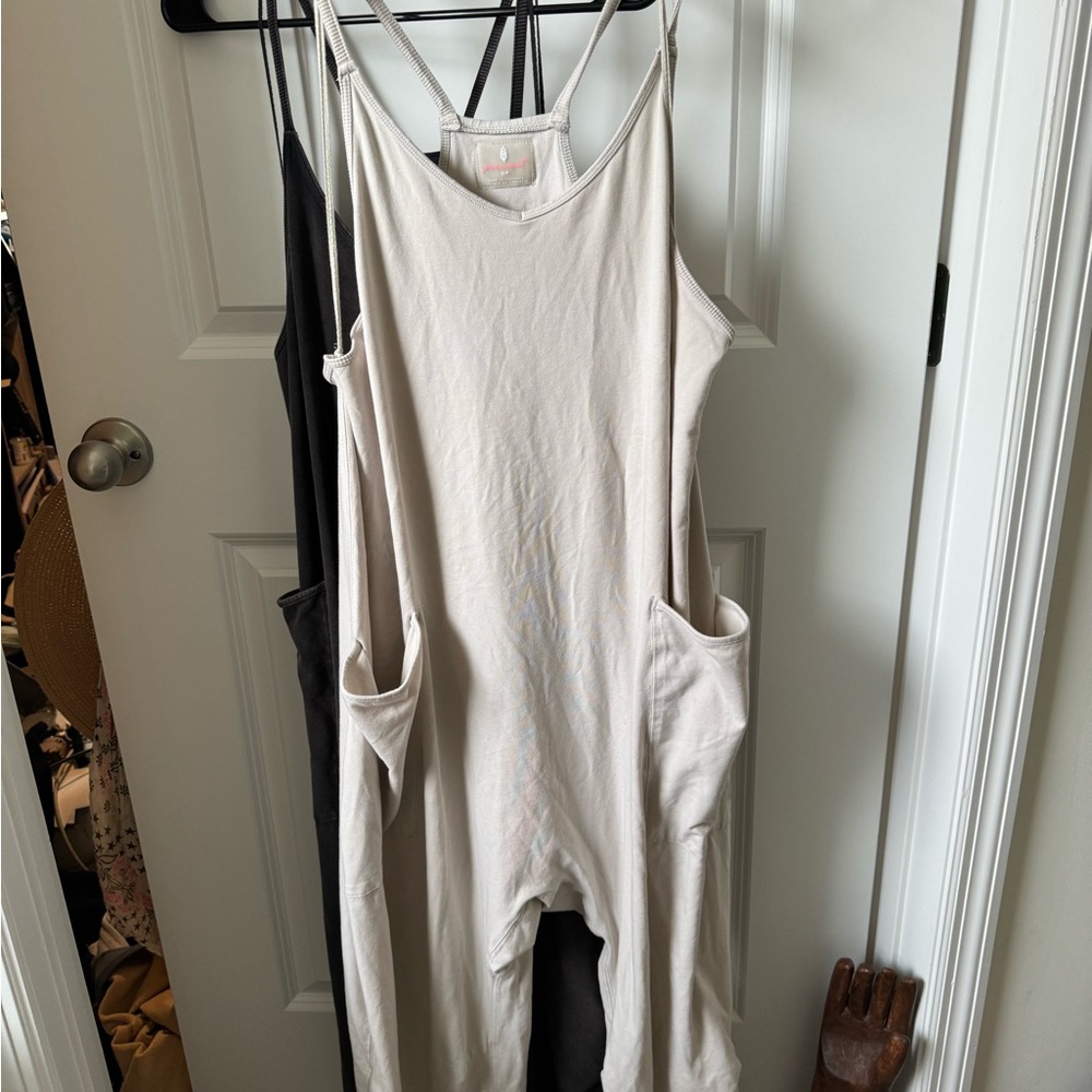 Free People Hot Shot Romper in the seafoam green -